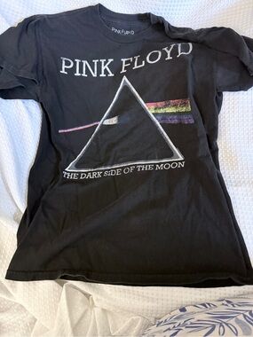 Pink Floyd Dark Side of the Moon Graphic T-Shirt Black Size M